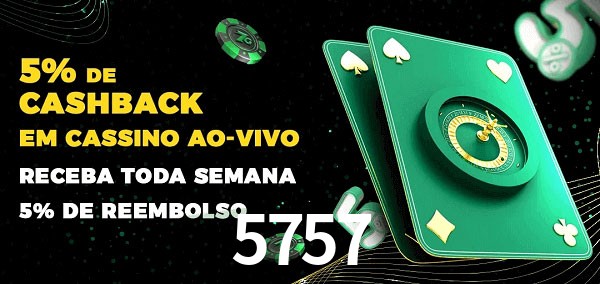 Promoções do cassino ao Vivo 5757